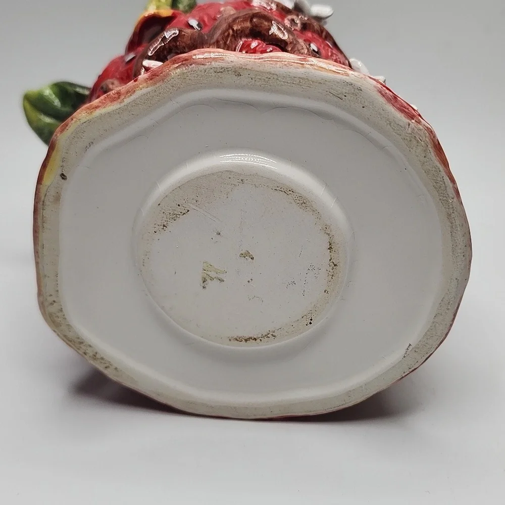 Strawberry Porcelain Tealight Holder